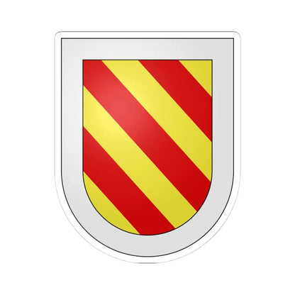 Blason Fr Aberasturi Soule (Spain) (Coat of Arms) STICKER Vinyl Kiss-Cut Decal 4 Inch White - The Sticker Space