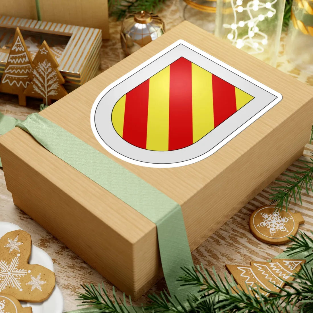Blason Fr Aberasturi Soule (Spain) (Coat of Arms) STICKER Vinyl Kiss-Cut Decal - The Sticker Space
