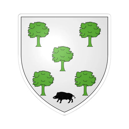 Blason Fr Abidabe Soule (Spain) (Coat of Arms) STICKER Vinyl Kiss-Cut Decal 6 Inch White - The Sticker Space