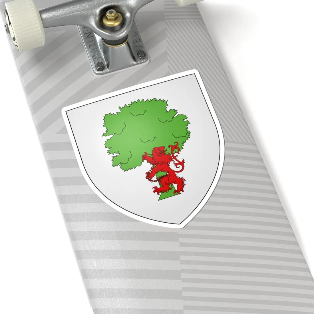 Blason Fr Aincine Basse-Navarre (Spain) (Coat of Arms) STICKER Vinyl Kiss-Cut Decal - The Sticker Space