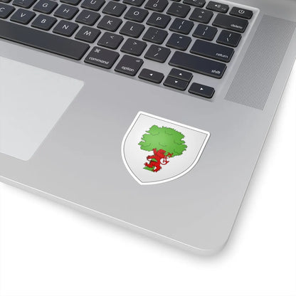 Blason Fr Aincine Basse-Navarre (Spain) (Coat of Arms) STICKER Vinyl Kiss-Cut Decal - The Sticker Space