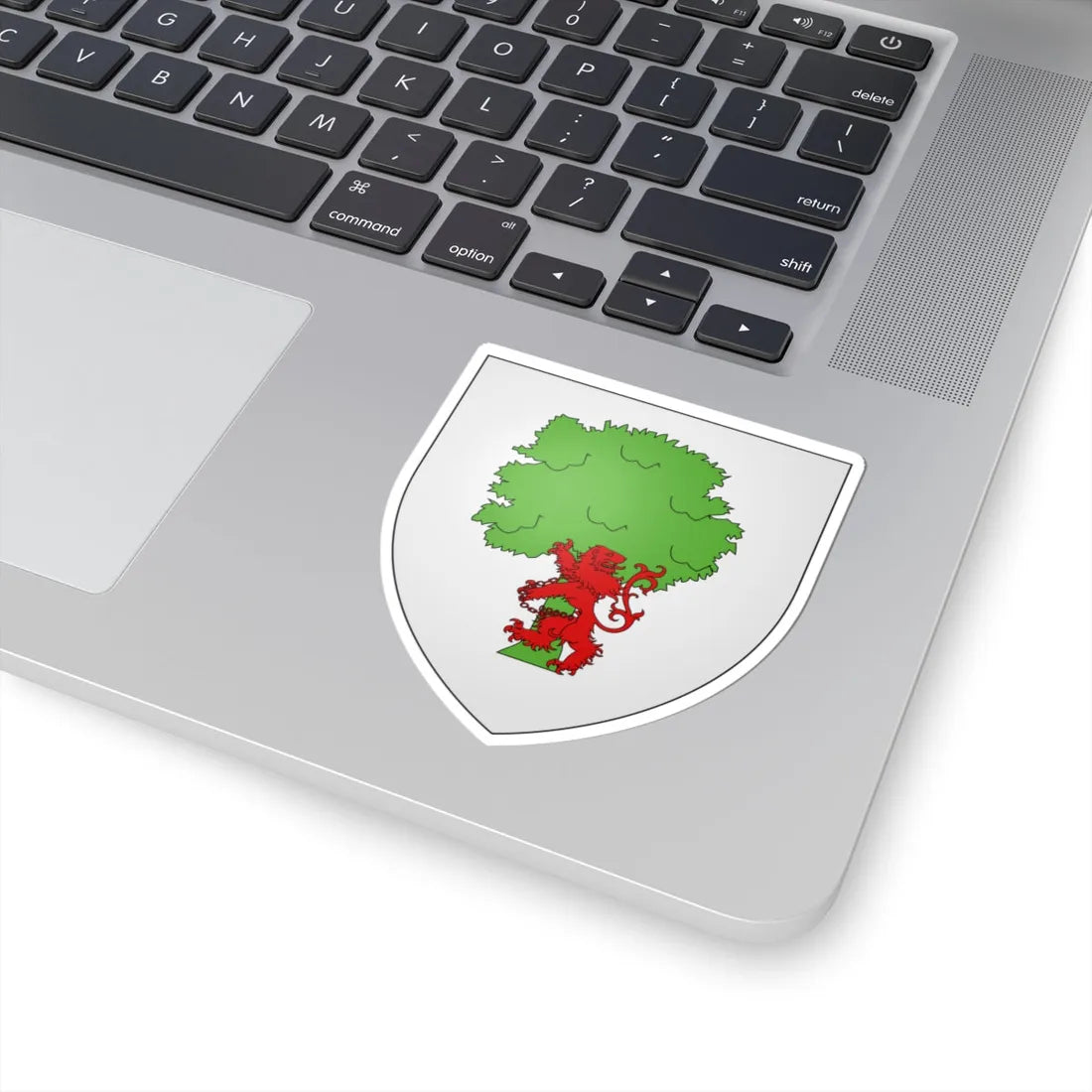 Blason Fr Aincine Basse-Navarre (Spain) (Coat of Arms) STICKER Vinyl Kiss-Cut Decal - The Sticker Space
