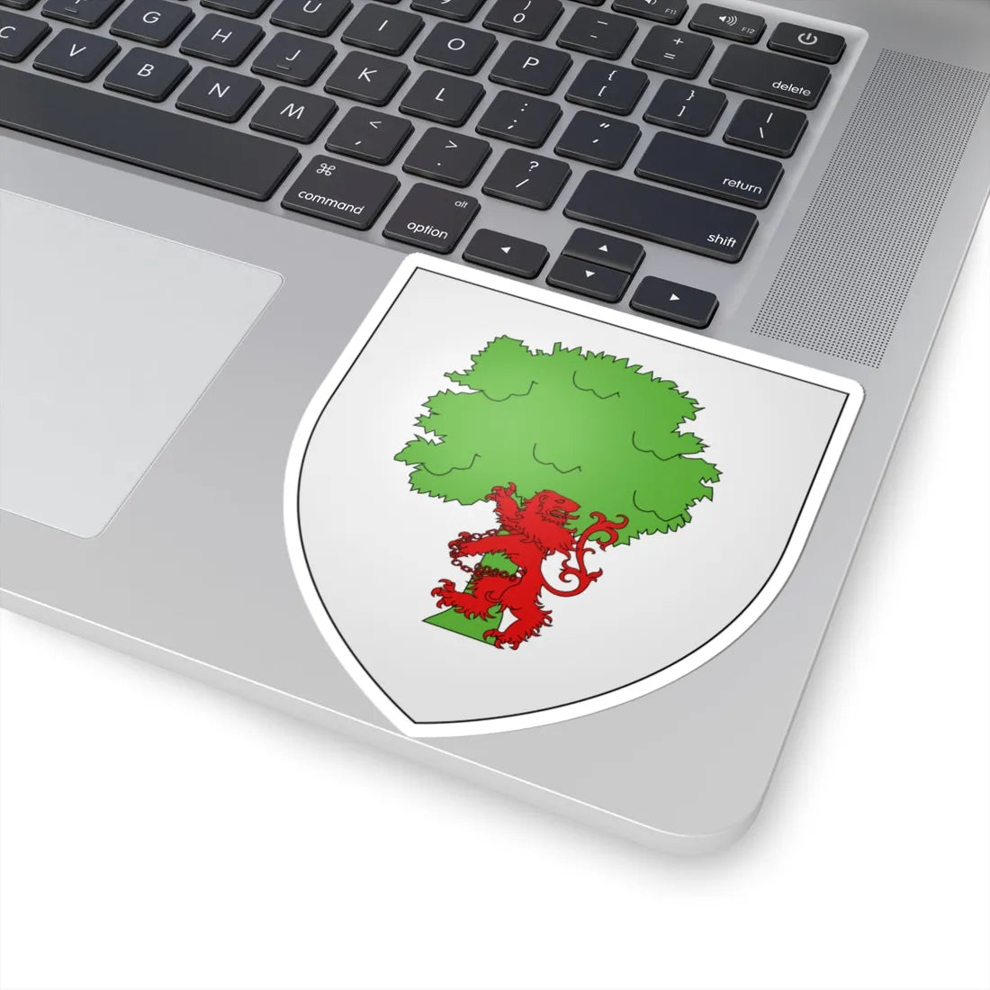 Blason Fr Aincine Basse-Navarre (Spain) (Coat of Arms) STICKER Vinyl Kiss-Cut Decal - The Sticker Space