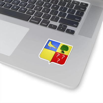 Blason Fr famille Abbadie Soule (Spain) (Coat of Arms) STICKER Vinyl Kiss-Cut Decal - The Sticker Space