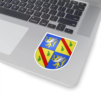 Blason Fr famille Abense Soule (Spain) (Coat of Arms) STICKER Vinyl Kiss-Cut Decal - The Sticker Space