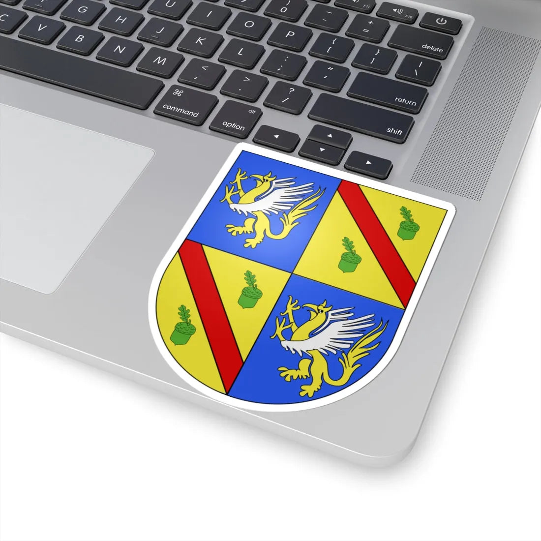 Blason Fr famille Abense Soule (Spain) (Coat of Arms) STICKER Vinyl Kiss-Cut Decal - The Sticker Space