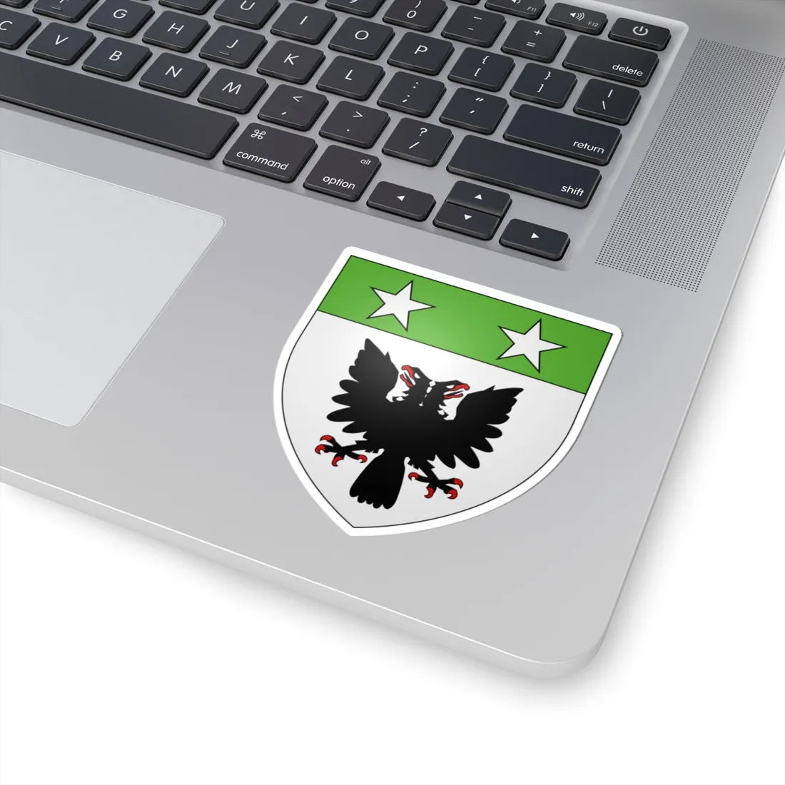 Blason Fr famille Acheson Labourd (Spain) (Coat of Arms) STICKER Vinyl Kiss-Cut Decal - The Sticker Space