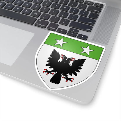 Blason Fr famille Acheson Labourd (Spain) (Coat of Arms) STICKER Vinyl Kiss-Cut Decal - The Sticker Space