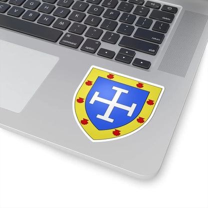 Blason Fr famille Aguerroa Espelette (Spain) (Coat of Arms) STICKER Vinyl Kiss-Cut Decal - The Sticker Space