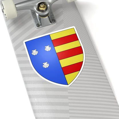 Blason Fr famille Ahaxe Cize (Spain) (Coat of Arms) STICKER Vinyl Kiss-Cut Decal - The Sticker Space