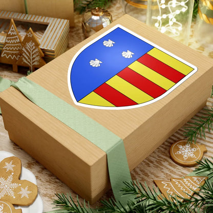 Blason Fr famille Ahaxe Cize (Spain) (Coat of Arms) STICKER Vinyl Kiss-Cut Decal - The Sticker Space