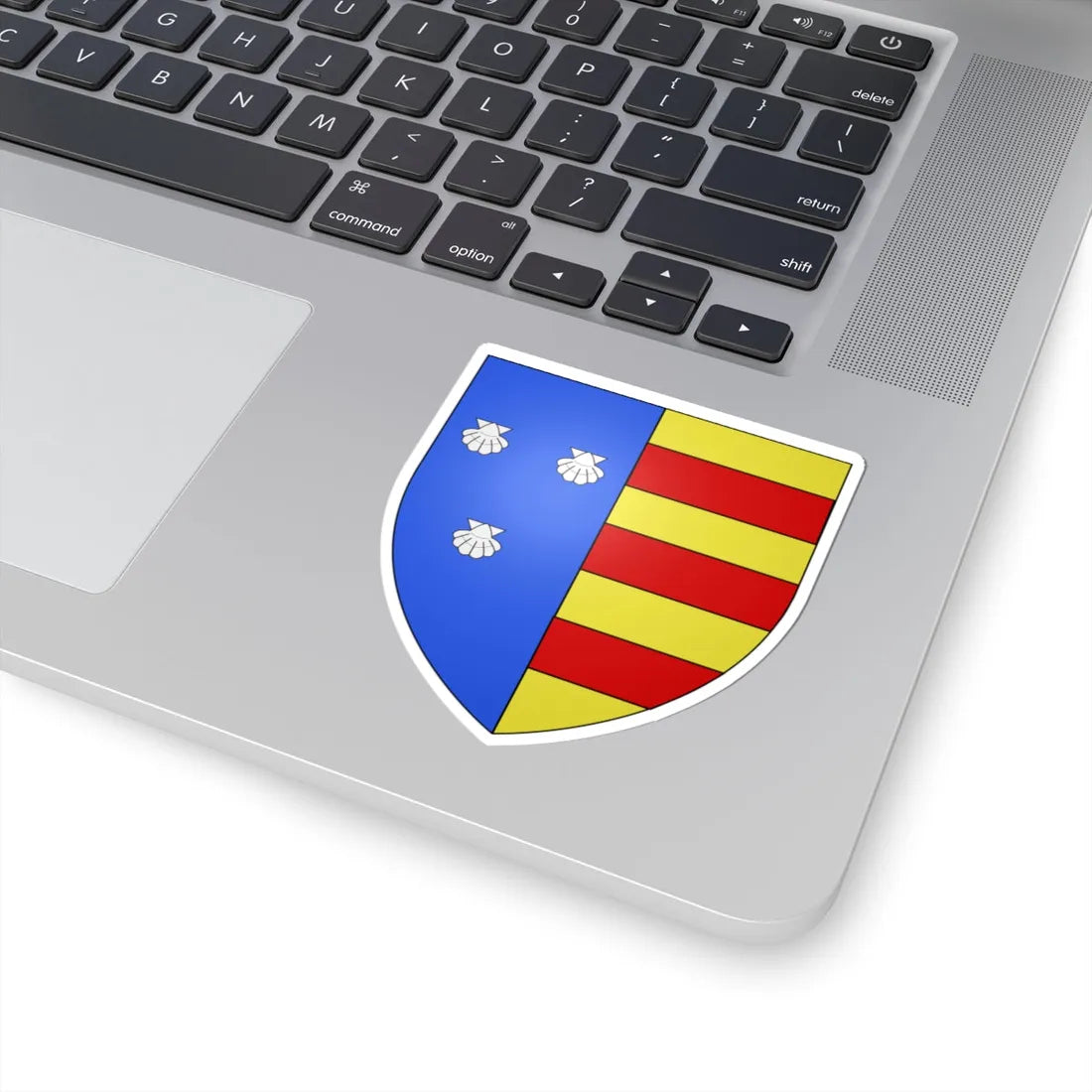 Blason Fr famille Ahaxe Cize (Spain) (Coat of Arms) STICKER Vinyl Kiss-Cut Decal - The Sticker Space