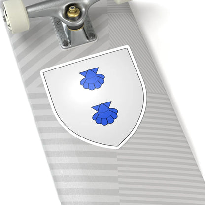 Blason Fr famille Ainciburu Labourd (Spain) (Coat of Arms) STICKER Vinyl Kiss-Cut Decal - The Sticker Space