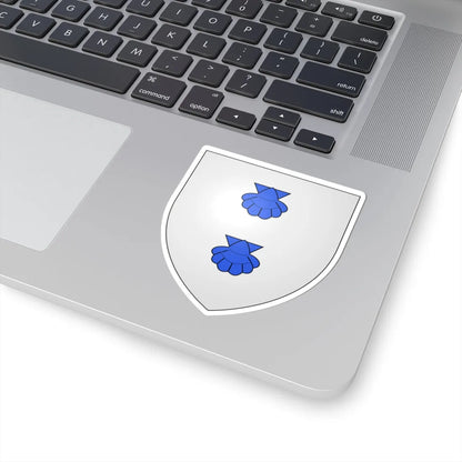 Blason Fr famille Ainciburu Labourd (Spain) (Coat of Arms) STICKER Vinyl Kiss-Cut Decal - The Sticker Space