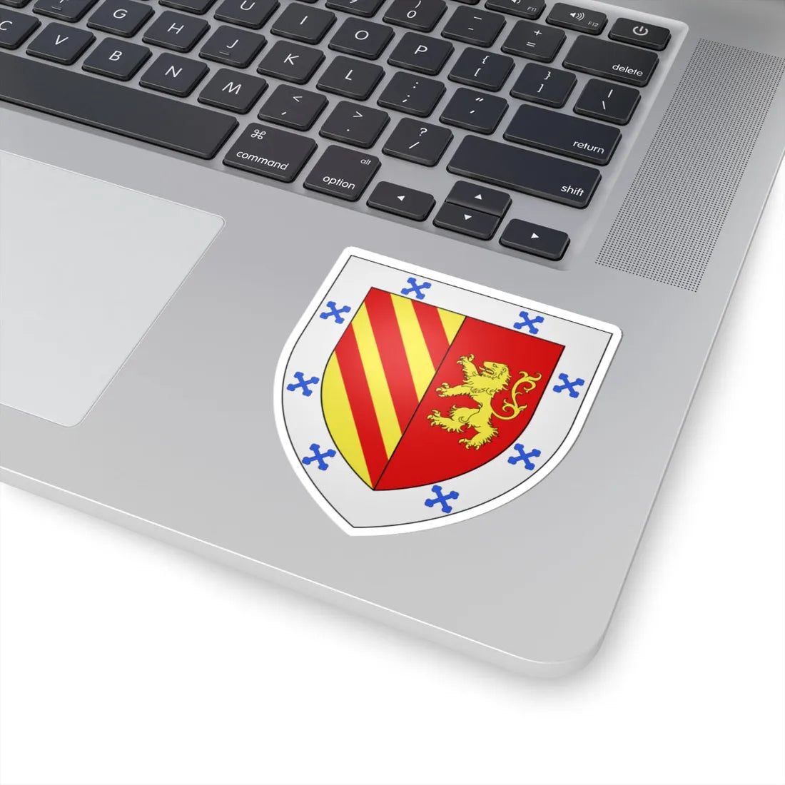 Blason Fr famille Ainharp Soule (Spain) (Coat of Arms) STICKER Vinyl Kiss-Cut Decal - The Sticker Space