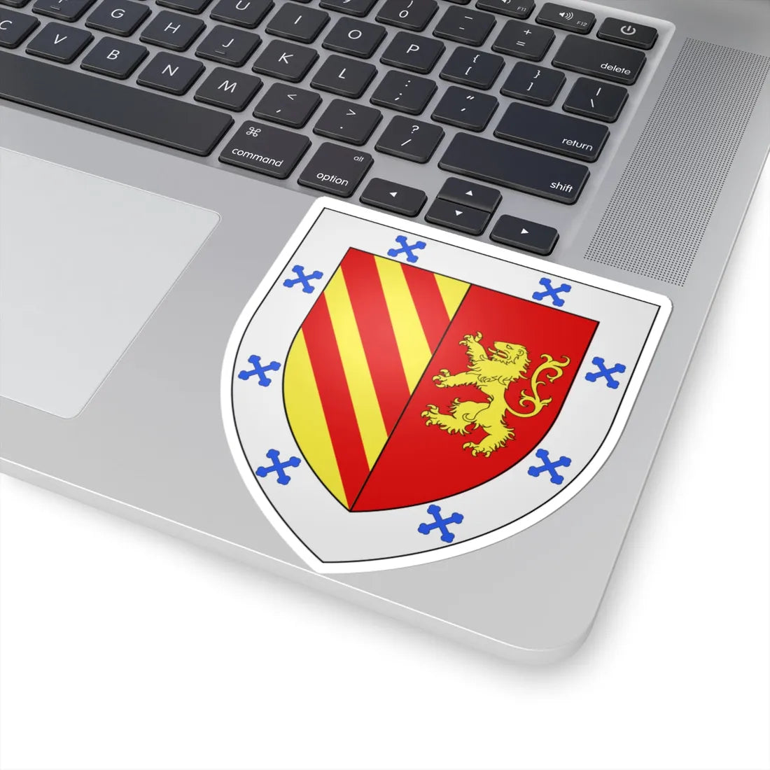 Blason Fr famille Ainharp Soule (Spain) (Coat of Arms) STICKER Vinyl Kiss-Cut Decal - The Sticker Space
