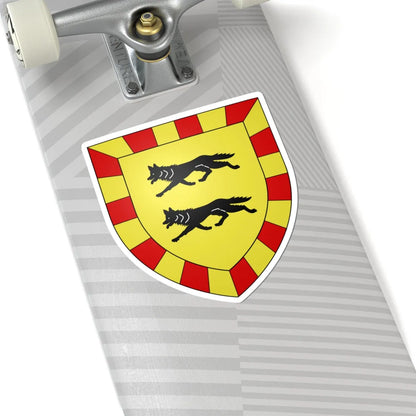 Blason Fr famille Alzate Basse-Navarre (Spain) (Coat of Arms) STICKER Vinyl Kiss-Cut Decal - The Sticker Space