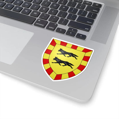 Blason Fr famille Alzate Basse-Navarre (Spain) (Coat of Arms) STICKER Vinyl Kiss-Cut Decal - The Sticker Space