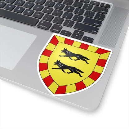 Blason Fr famille Alzate Basse-Navarre (Spain) (Coat of Arms) STICKER Vinyl Kiss-Cut Decal - The Sticker Space