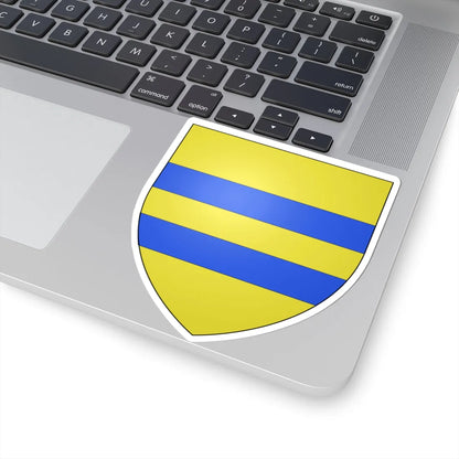 Blason Fr famille Alzu pays de Cize (Spain) (Coat of Arms) STICKER Vinyl Kiss-Cut Decal - The Sticker Space