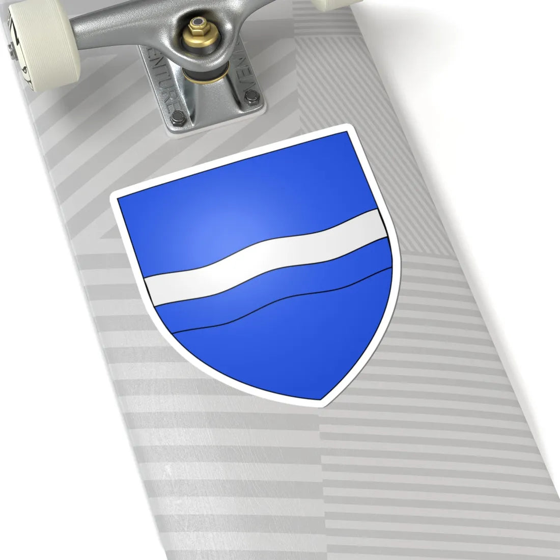 Blason Fr famille Amandeuix Mixe (Spain) (Coat of Arms) STICKER Vinyl Kiss-Cut Decal - The Sticker Space