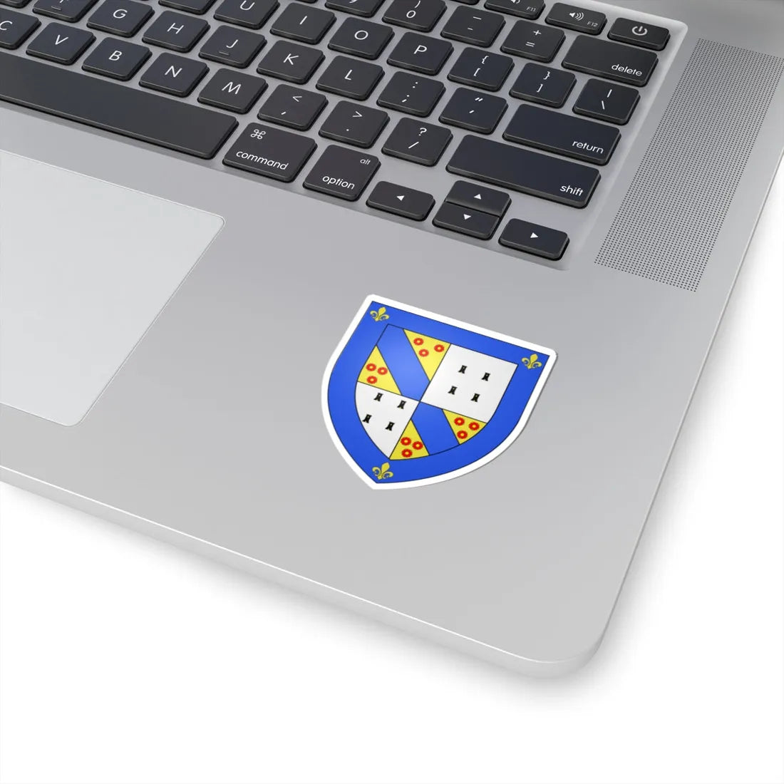 Blason Fr famille Amanuberri Baigorry (Spain) (Coat of Arms) STICKER Vinyl Kiss-Cut Decal - The Sticker Space