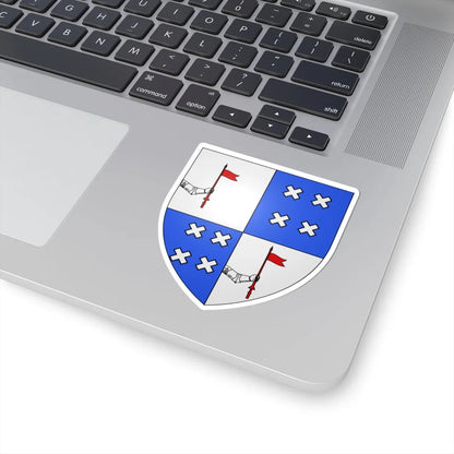 Blason Fr famille Amezaba Basse-Navarre (Spain) (Coat of Arms) STICKER Vinyl Kiss-Cut Decal - The Sticker Space