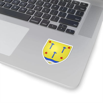 Blason Fr famille Anxuberro Labourd (Spain) (Coat of Arms) STICKER Vinyl Kiss-Cut Decal - The Sticker Space