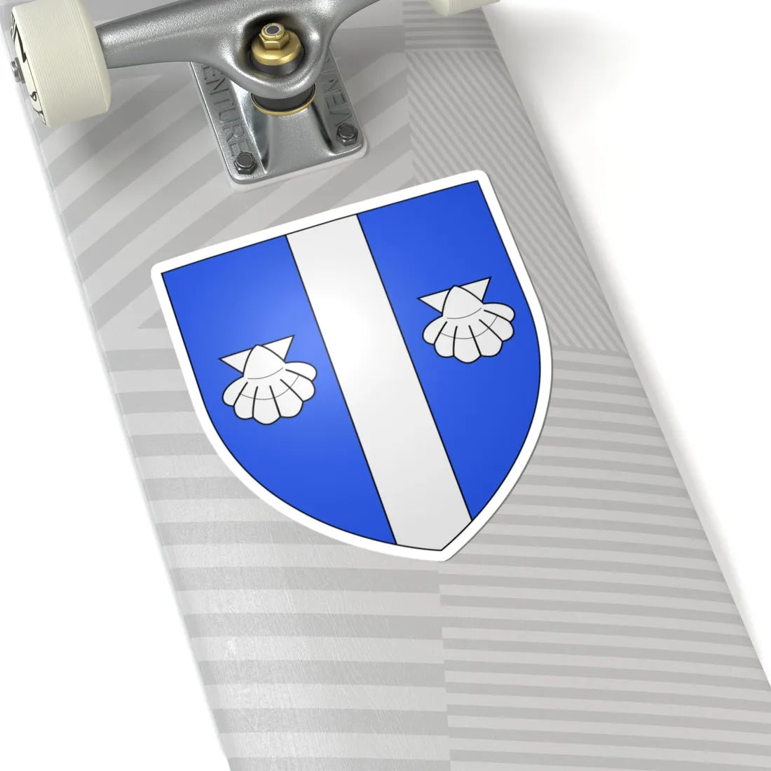 Blason Fr famille Apestegui Basse-Navarre (Spain) (Coat of Arms) STICKER Vinyl Kiss-Cut Decal - The Sticker Space