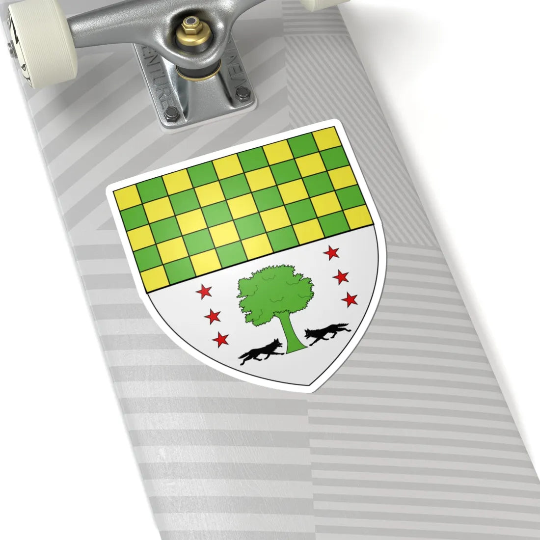 Blason Fr famille Armendaritz Basse-Navarre (Spain) (Coat of Arms) STICKER Vinyl Kiss-Cut Decal - The Sticker Space