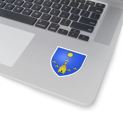 Blason Fr famille Arregui Labourd (Spain) (Coat of Arms) STICKER Vinyl Kiss-Cut Decal - The Sticker Space