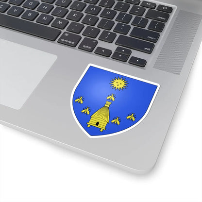 Blason Fr famille Arregui Labourd (Spain) (Coat of Arms) STICKER Vinyl Kiss-Cut Decal - The Sticker Space