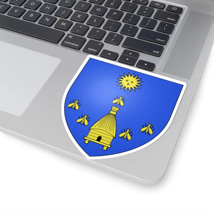 Blason Fr famille Arregui Labourd (Spain) (Coat of Arms) STICKER Vinyl Kiss-Cut Decal - The Sticker Space