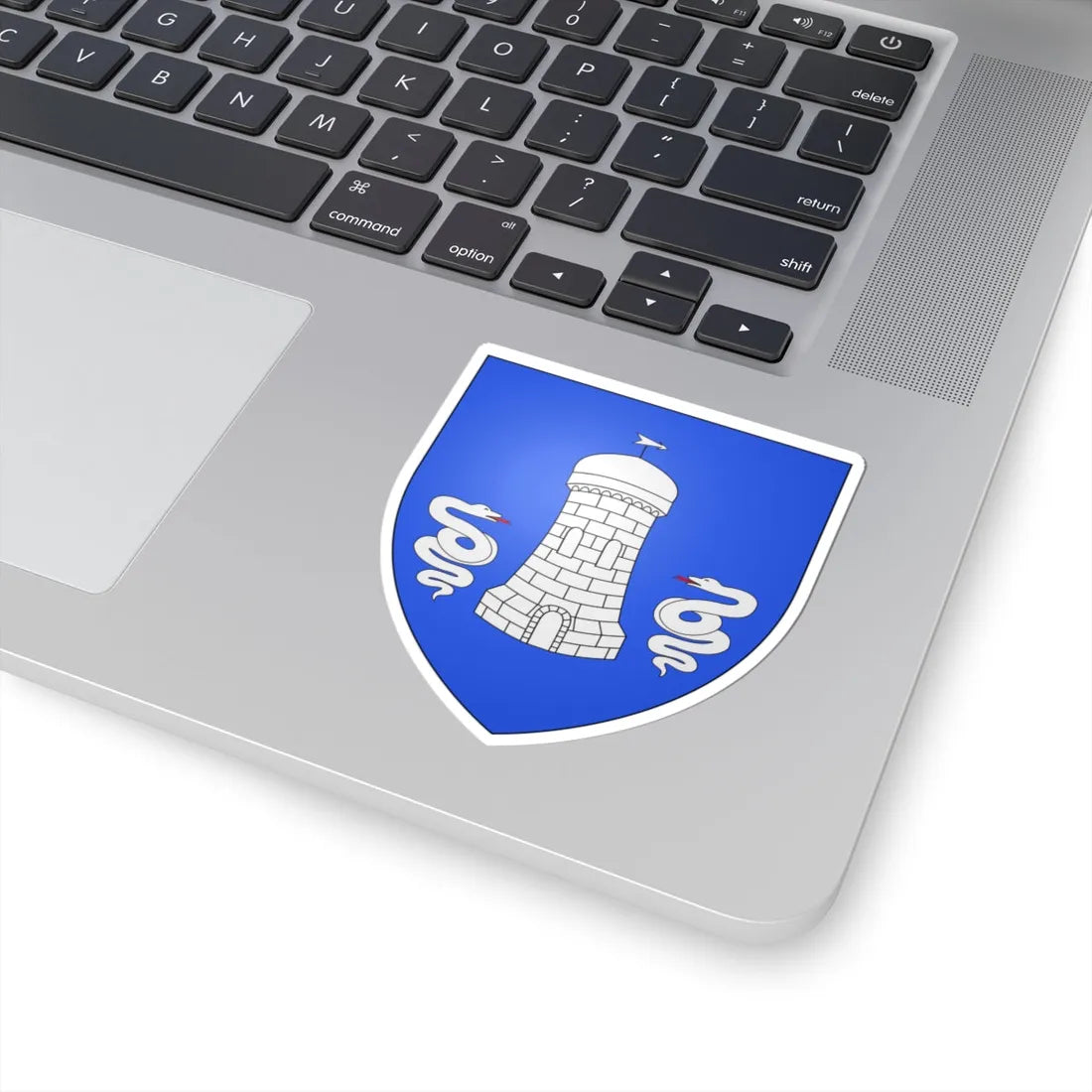 Blason Fr famille Arretche Bayonne (Spain) (Coat of Arms) STICKER Vinyl Kiss-Cut Decal - The Sticker Space