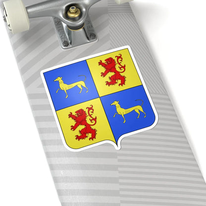 Blason Fr famille Arrius Labastide (Spain) (Coat of Arms) STICKER Vinyl Kiss-Cut Decal - The Sticker Space