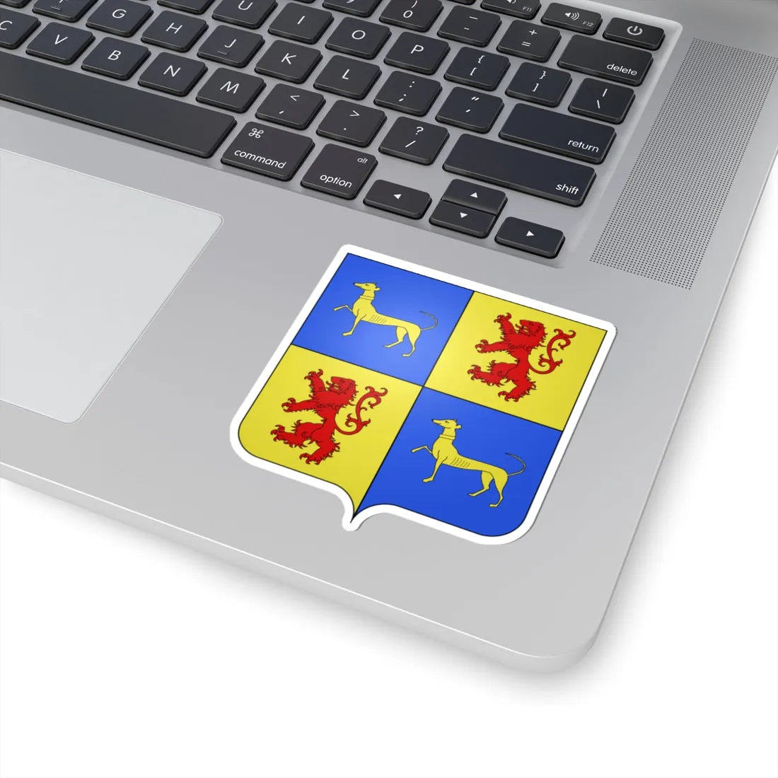 Blason Fr famille Arrius Labastide (Spain) (Coat of Arms) STICKER Vinyl Kiss-Cut Decal - The Sticker Space