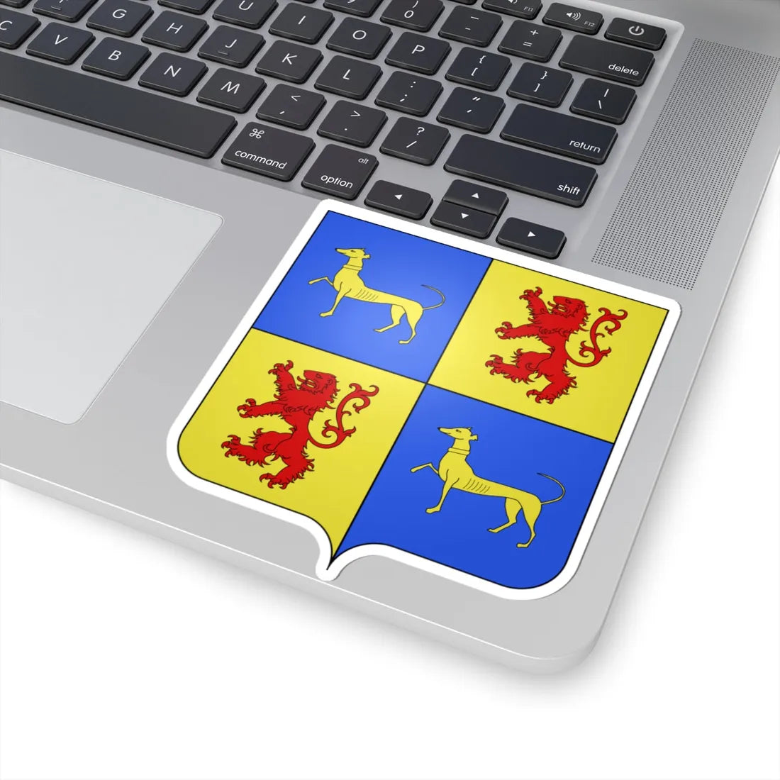 Blason Fr famille Arrius Labastide (Spain) (Coat of Arms) STICKER Vinyl Kiss-Cut Decal - The Sticker Space