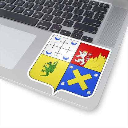 Blason Fr famille Arrocain Soule (Spain) (Coat of Arms) STICKER Vinyl Kiss-Cut Decal - The Sticker Space