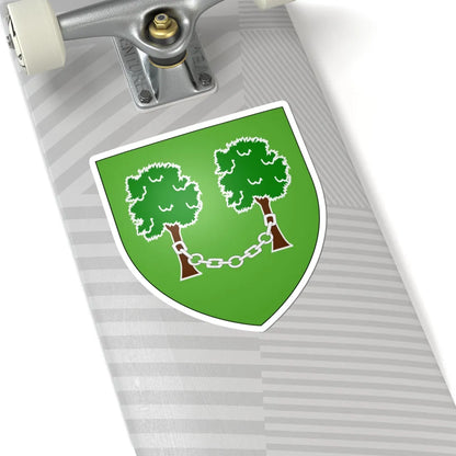 Blason Fr famille Arrondo Labourd (Spain) (Coat of Arms) STICKER Vinyl Kiss-Cut Decal - The Sticker Space
