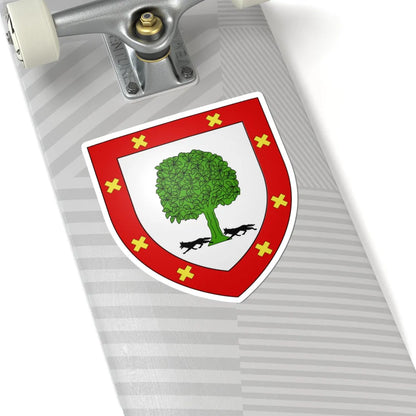 Blason Fr famille Arrospide Basse-Navarre (Spain) (Coat of Arms) STICKER Vinyl Kiss-Cut Decal - The Sticker Space