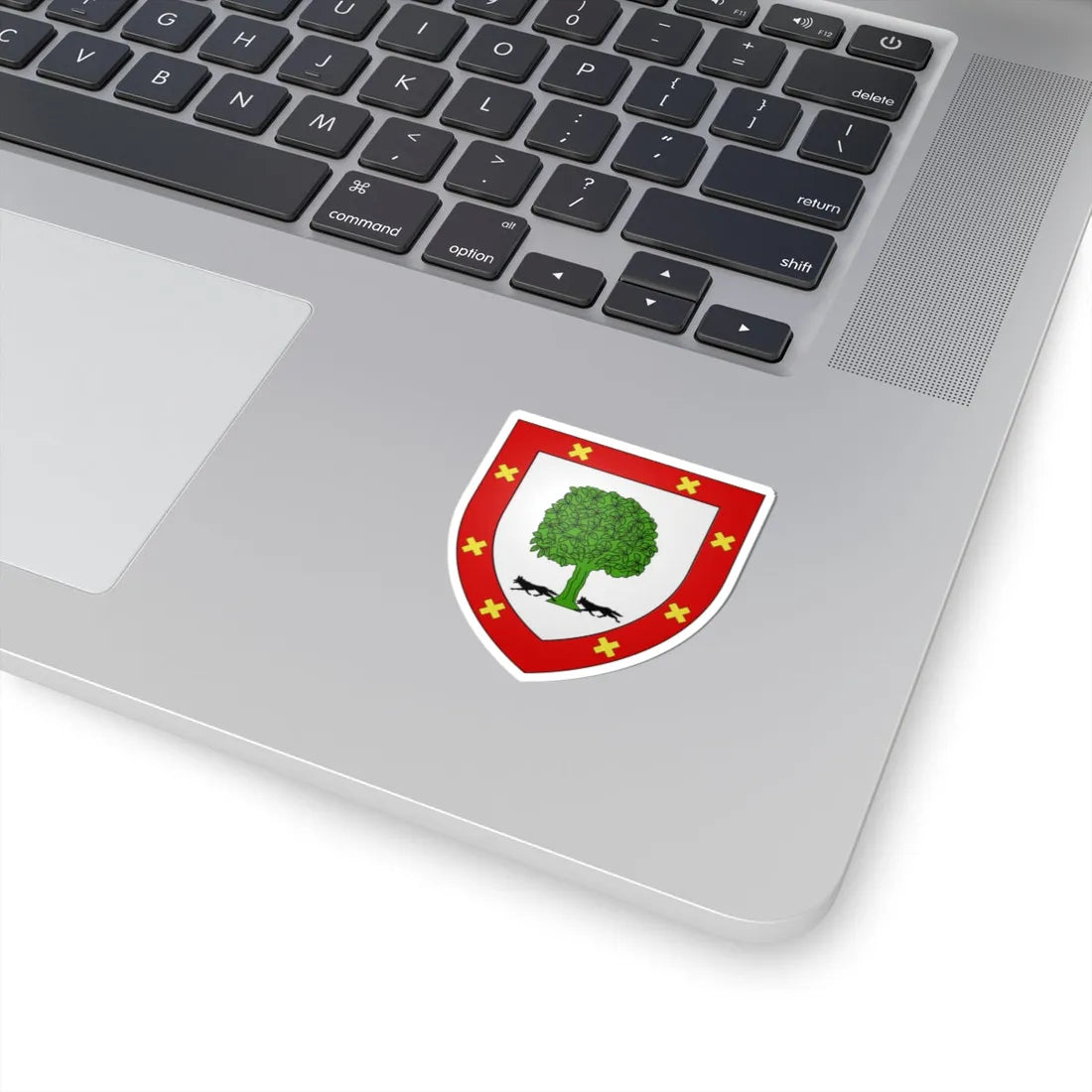 Blason Fr famille Arrospide Basse-Navarre (Spain) (Coat of Arms) STICKER Vinyl Kiss-Cut Decal - The Sticker Space