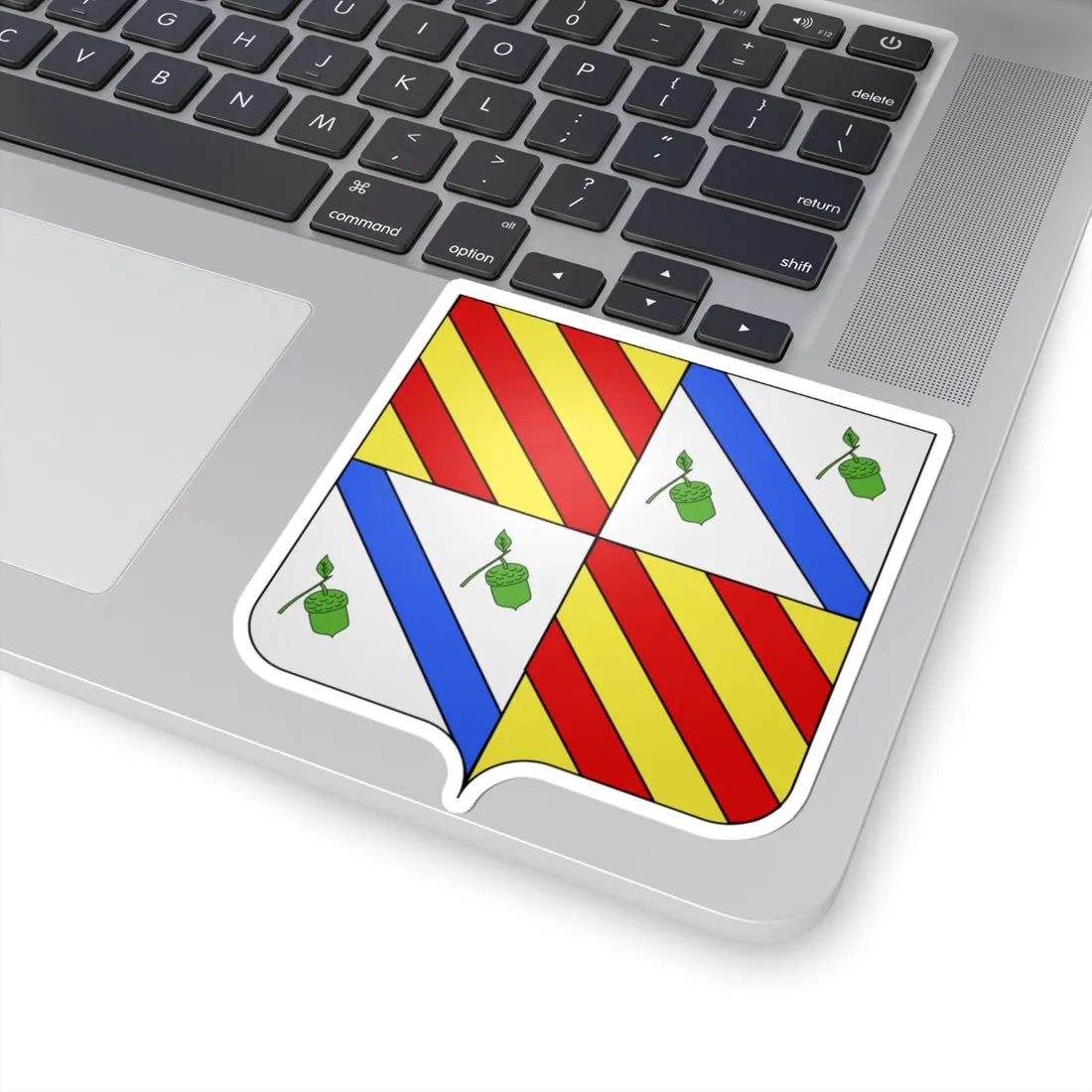 Blason Fr famille Astua Soule (Spain) (Coat of Arms) STICKER Vinyl Kiss-Cut Decal - The Sticker Space