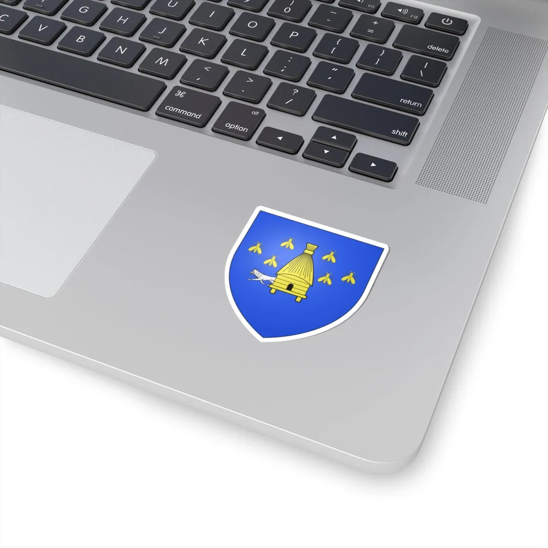 Blason Fr famille Athaguy Soule (Spain) (Coat of Arms) STICKER Vinyl Kiss-Cut Decal - The Sticker Space