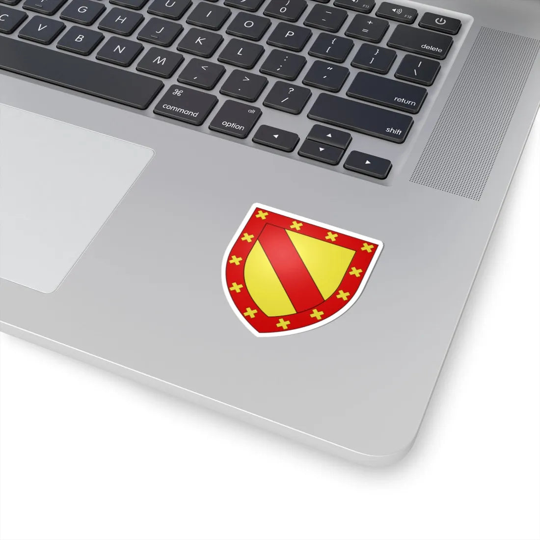 Blason Fr famille Azconbeguy Basse-Navarre (Spain) (Coat of Arms) STICKER Vinyl Kiss-Cut Decal - The Sticker Space