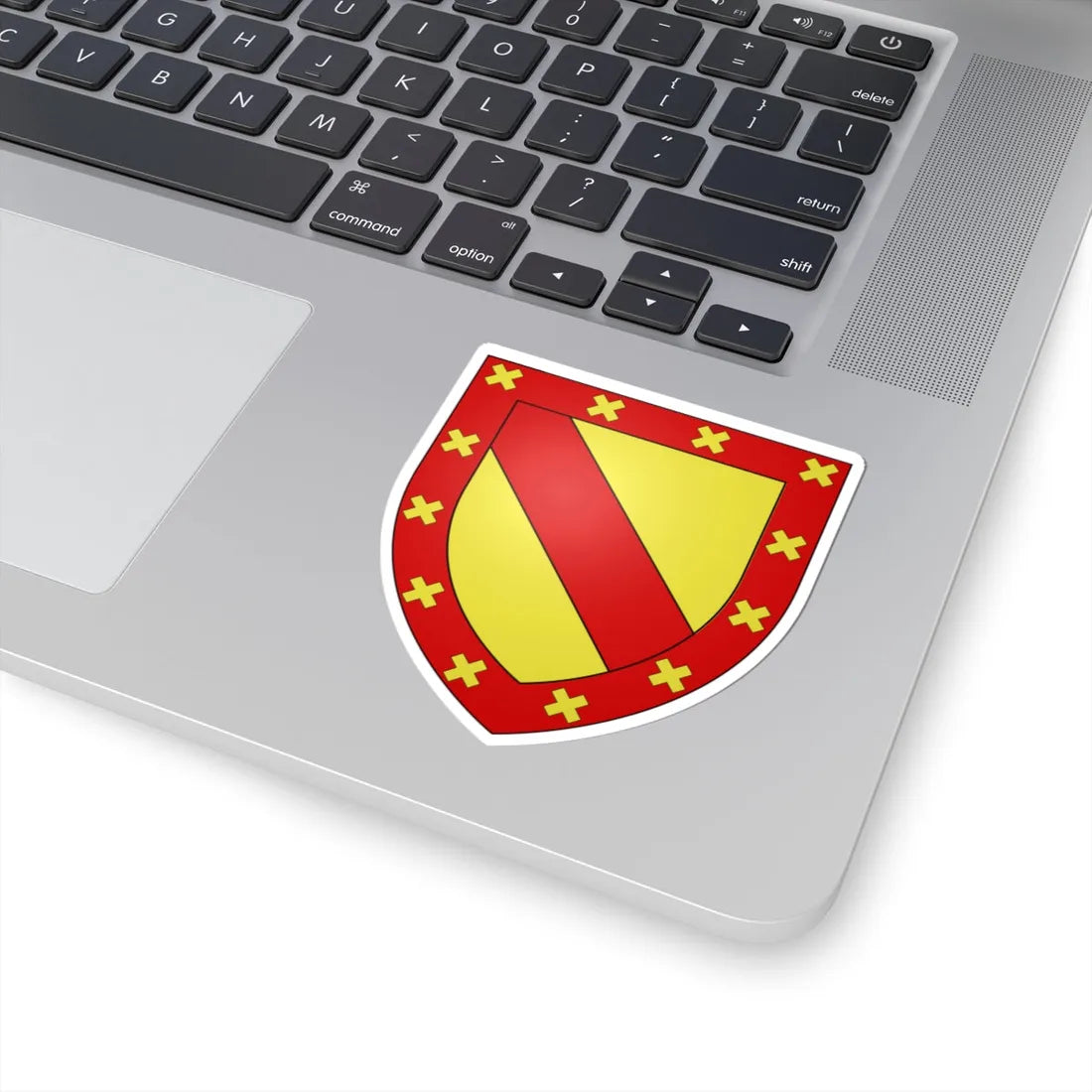 Blason Fr famille Azconbeguy Basse-Navarre (Spain) (Coat of Arms) STICKER Vinyl Kiss-Cut Decal - The Sticker Space