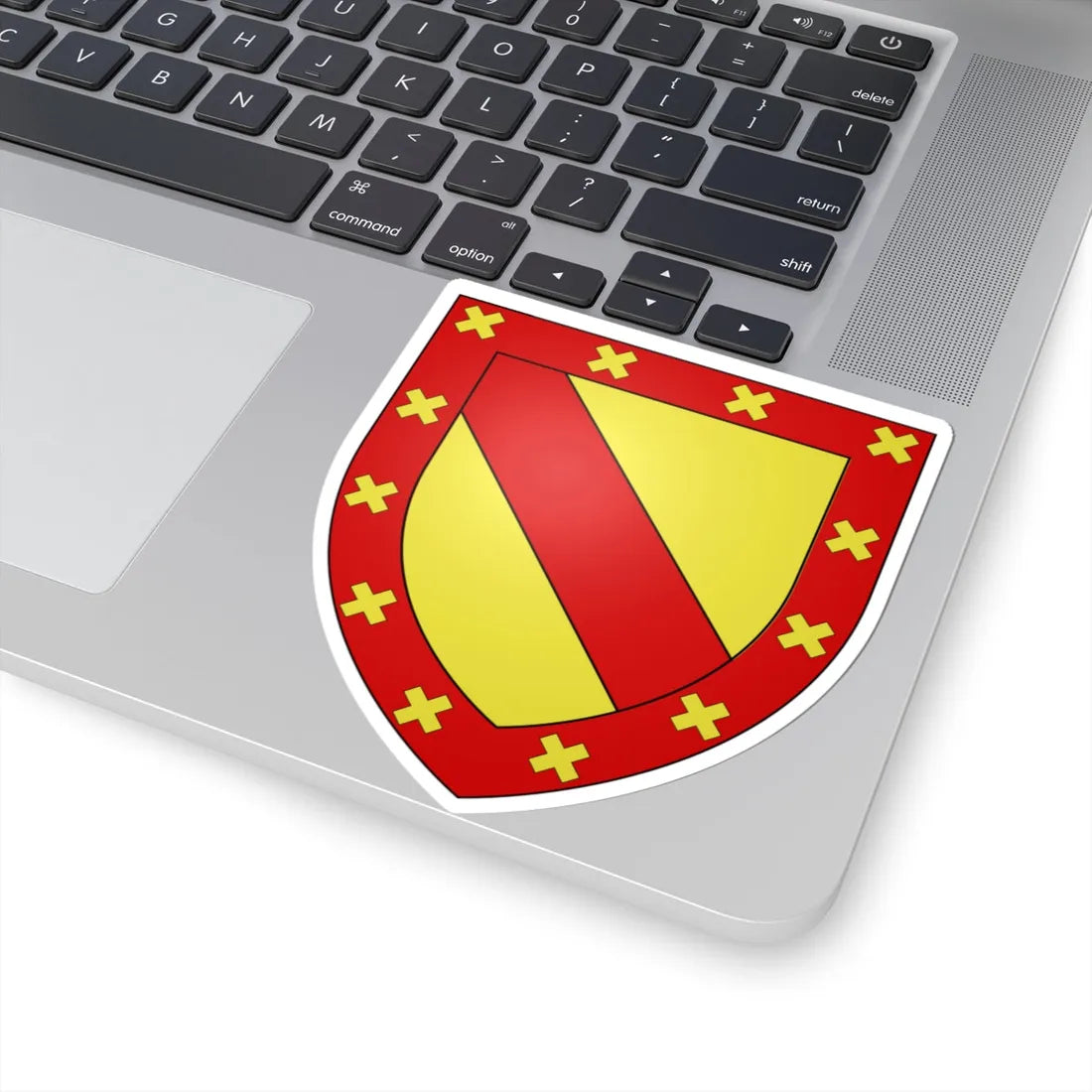 Blason Fr famille Azconbeguy Basse-Navarre (Spain) (Coat of Arms) STICKER Vinyl Kiss-Cut Decal - The Sticker Space
