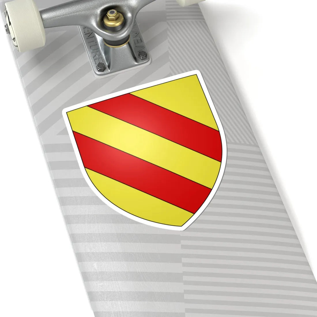 Blason Fr famille Azme Basse-Navarre (Spain) (Coat of Arms) STICKER Vinyl Kiss-Cut Decal - The Sticker Space
