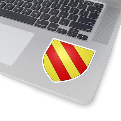Blason Fr famille Azme Basse-Navarre (Spain) (Coat of Arms) STICKER Vinyl Kiss-Cut Decal - The Sticker Space