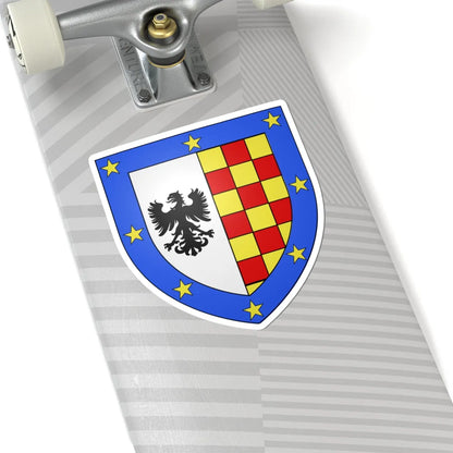 Blason Fr famille Azorero Basse-Navarre (Spain) (Coat of Arms) STICKER Vinyl Kiss-Cut Decal - The Sticker Space
