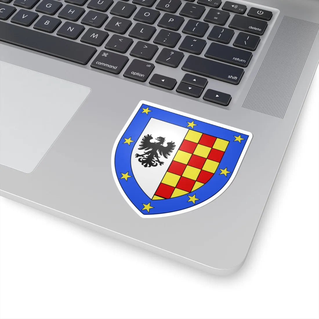 Blason Fr famille Azorero Basse-Navarre (Spain) (Coat of Arms) STICKER Vinyl Kiss-Cut Decal - The Sticker Space